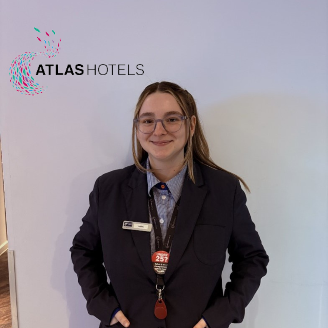 Apprentice Amie develops as a Team Leader within Atlas Hotels