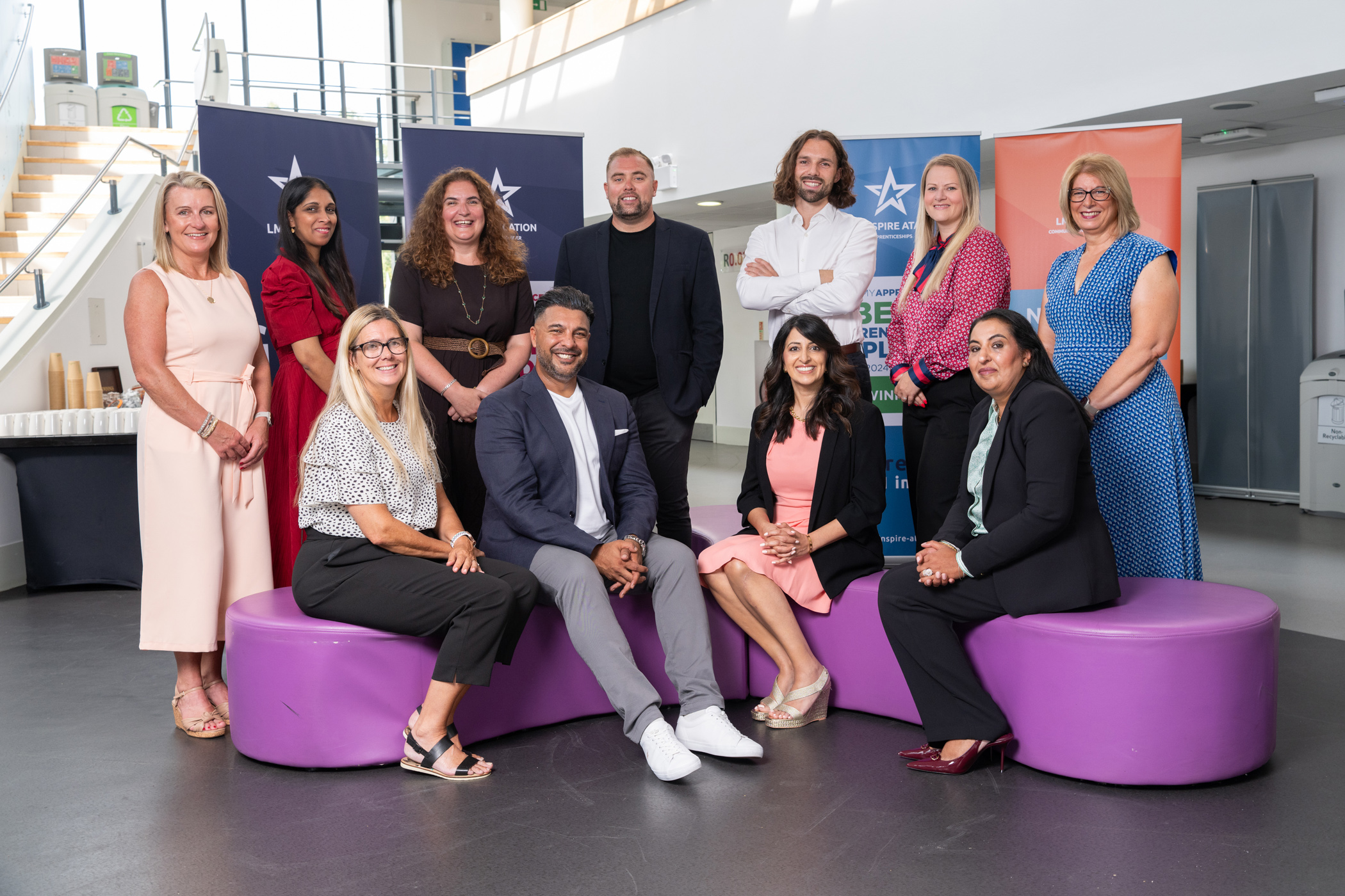Group of senior managers from LMP Group