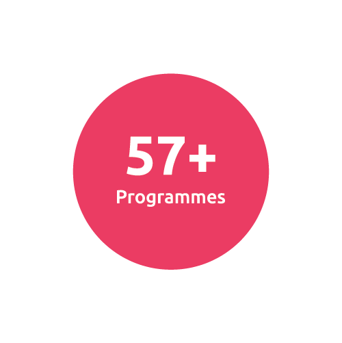 57+ programmes