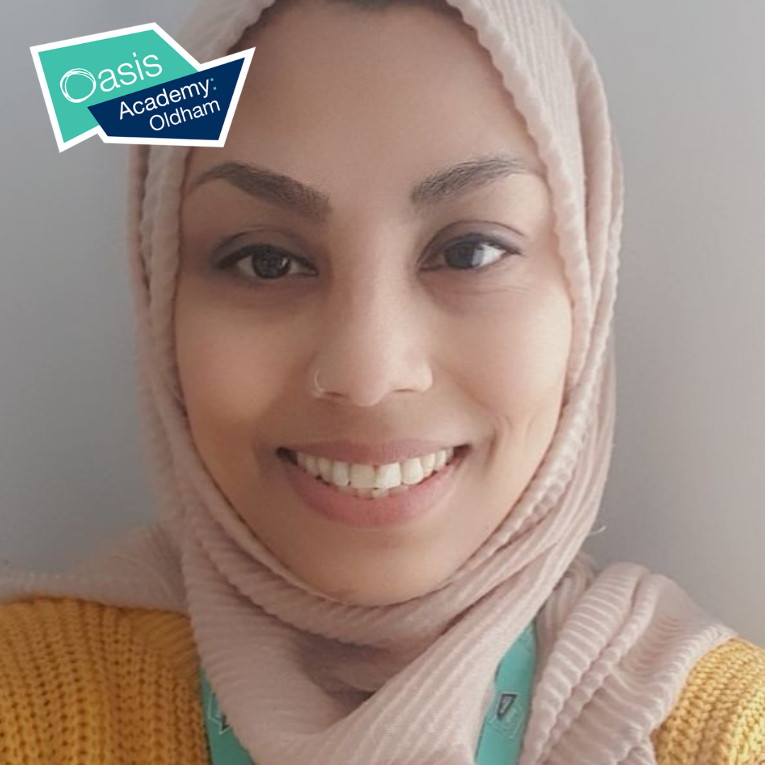 Specialist Teaching Assistant Rubina promotes inclusivity at Oasis Academy Oldham 